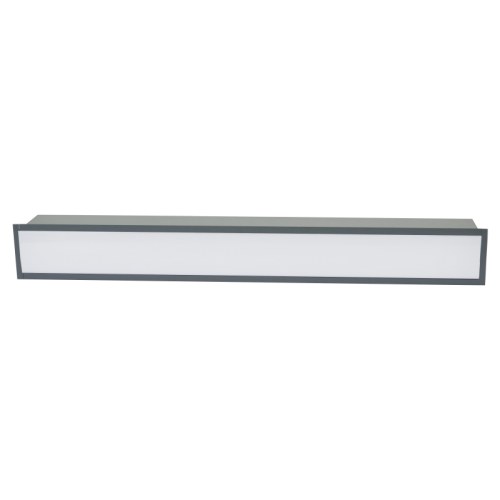 40W grey recessed, linear LED luminaire ESNA100_HIGH POWER_Emergency